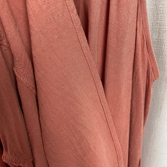 Torrid Beige Desert Sand Woven Tiered Mini Dress Sz.4 - Picture 14 of 16